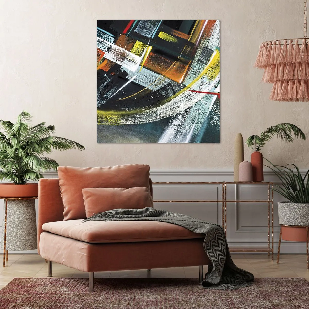 Quadro su tela - Stampe su Tela - L'energia del movimento - 40x40 cm