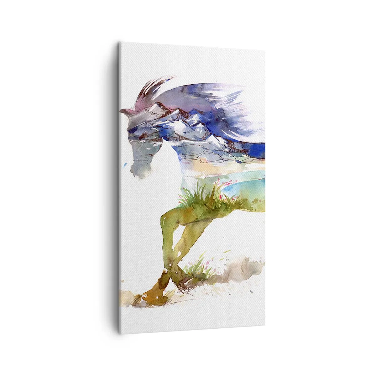 Quadro su tela - Stampe su Tela - Direttamente dal prato al cielo - 45x80 cm