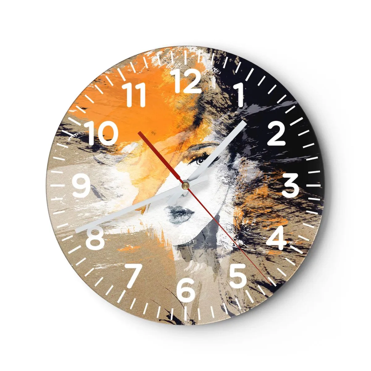 Orologio da parete - Orologio in Vetro - E la luce fu - 40x40 cm