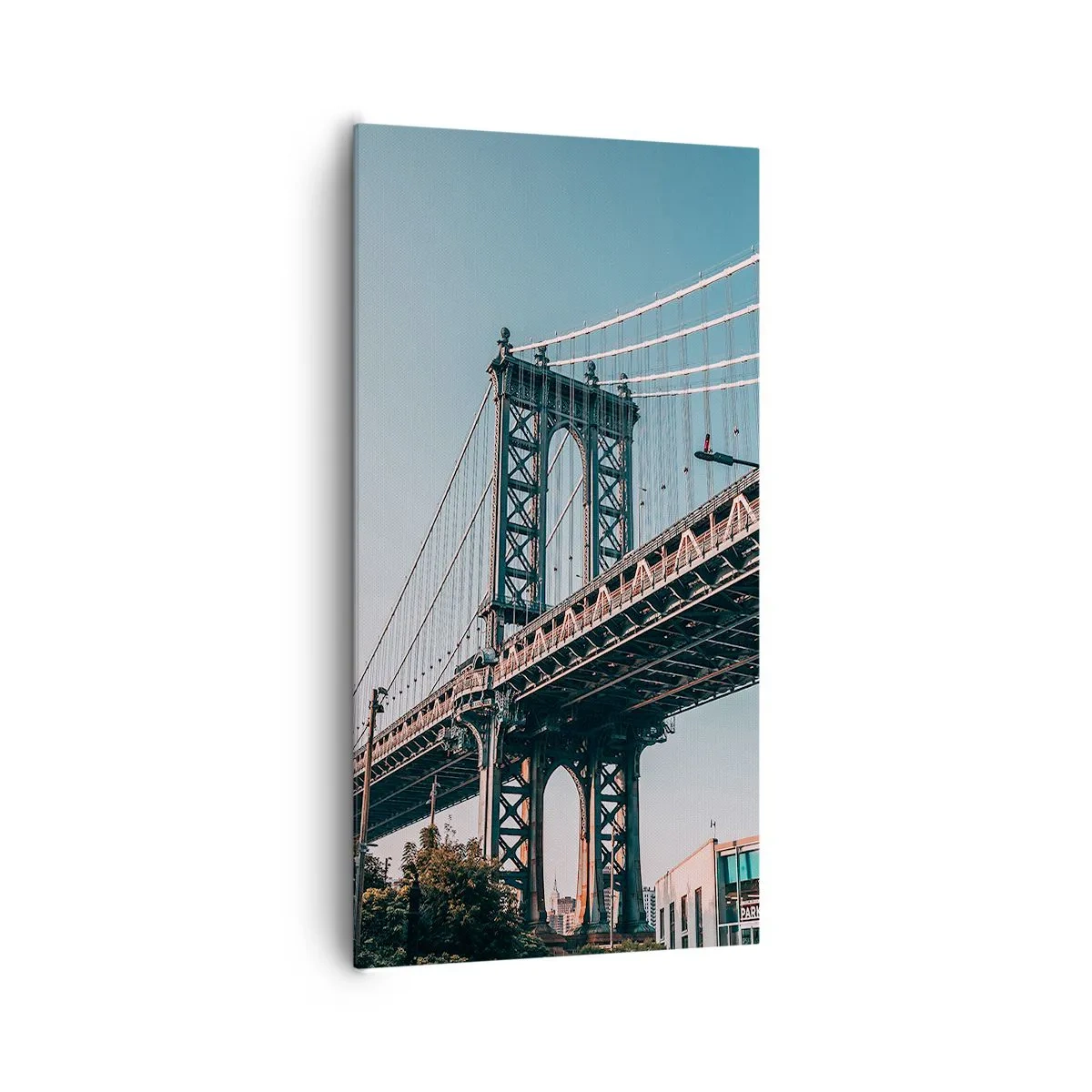 Quadro su tela - Stampe su Tela - Sopra le onde della città - 65x120 cm