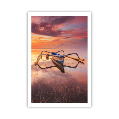 Poster - La pace della sera tropicale - 61x91 cm