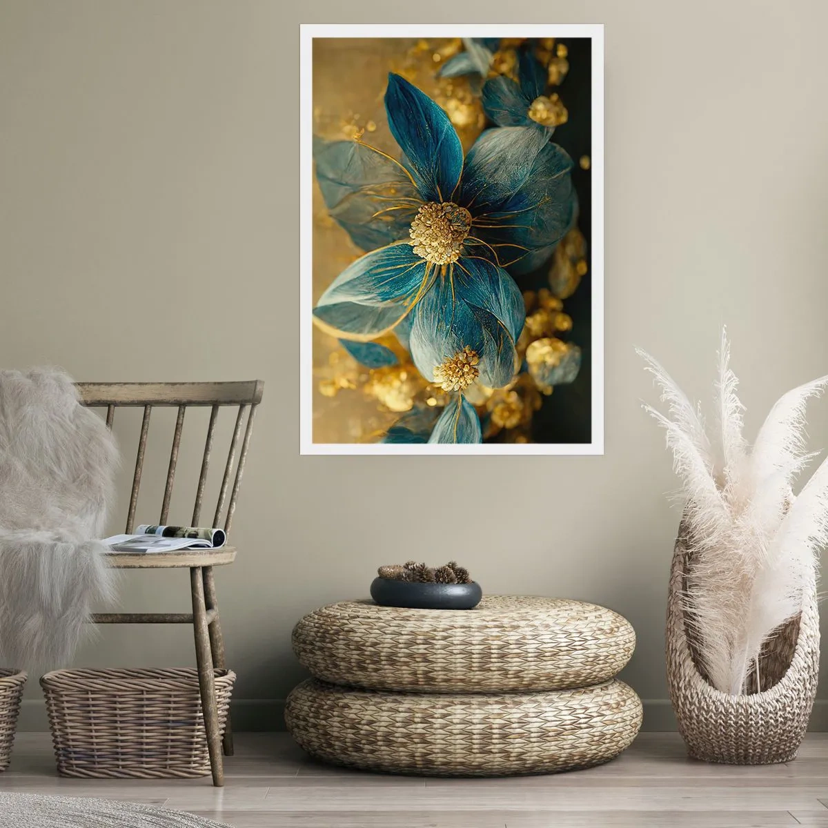 Poster - Fiorire d'oro - 70x100 cm