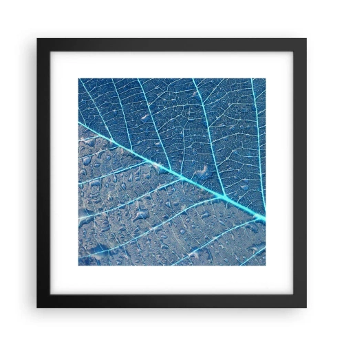 Poster in cornice nera - Vita nel blu - 30x30 cm