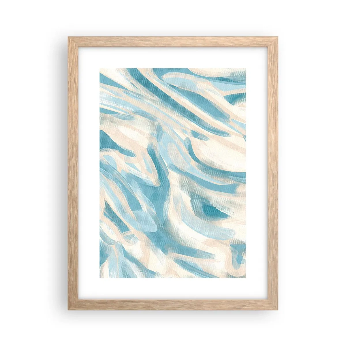 Poster in cornice rovere chiaro - Brezze primaverili - 30x40 cm