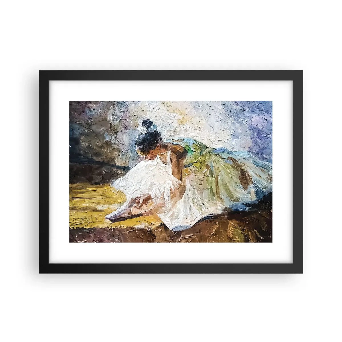 Poster in cornice nera - Dal quadro di Degas - 40x30 cm