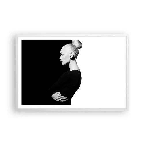 Poster in cornice bianca - Semplicemente donna - 91x61 cm