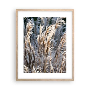 Poster in cornice rovere chiaro - Vestite di brina - 40x50 cm