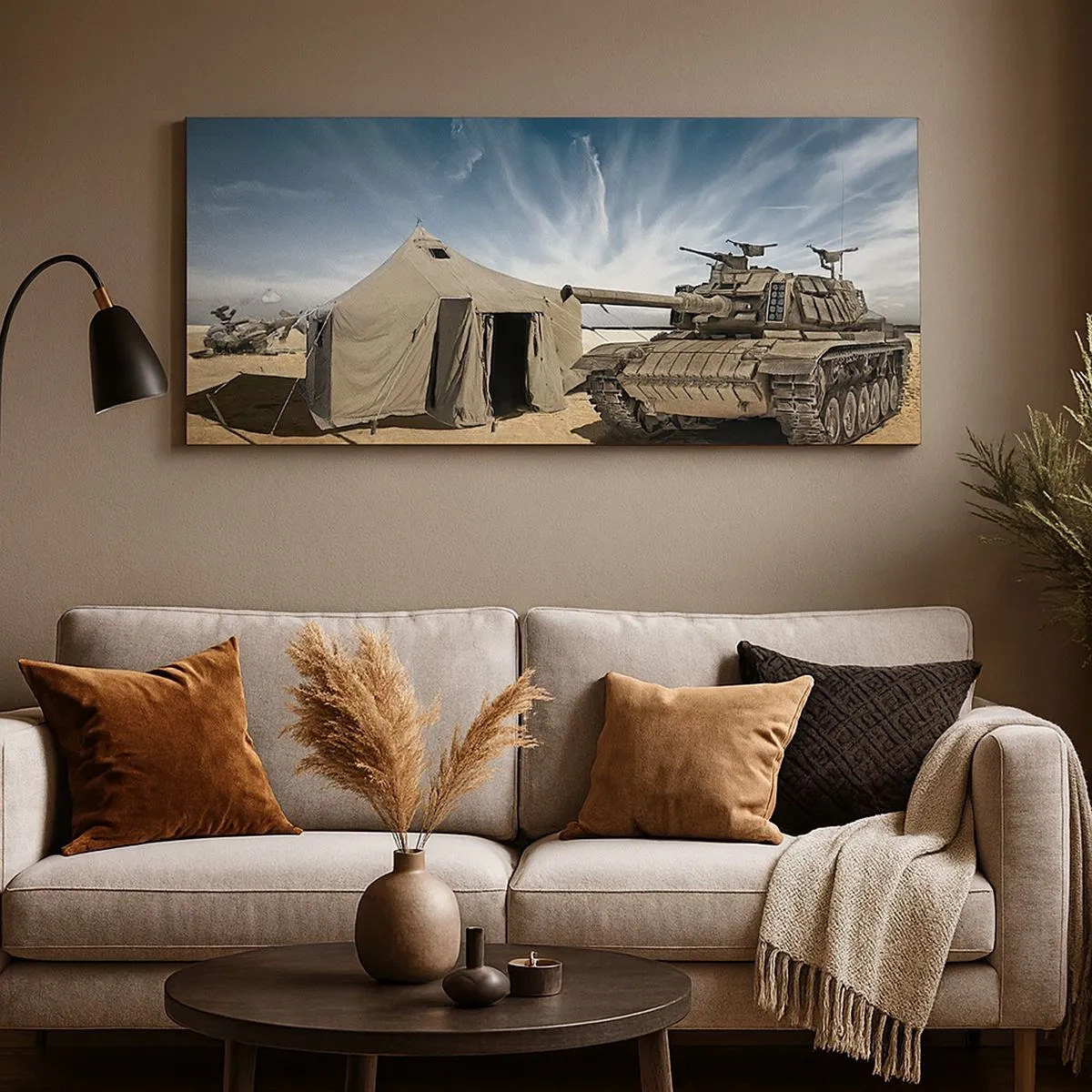 Quadro su tela - Stampe su Tela - Sogno militare - 100x40 cm