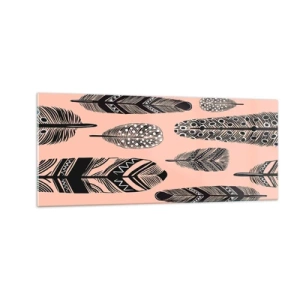 Quadro su vetro - Collezione indiana - 100x40 cm