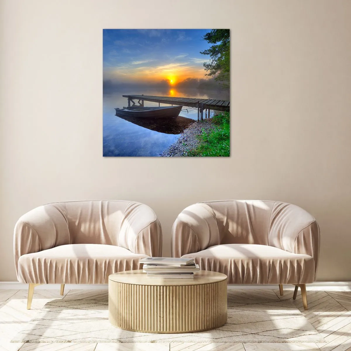 Quadro su vetro - Come la normalità diventa magica - 30x30 cm