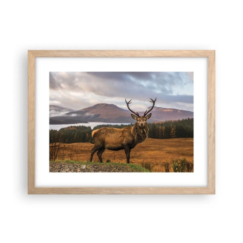 Poster in cornice rovere chiaro - Maestà della natura - 40x30 cm