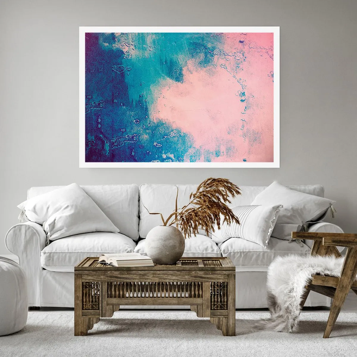 Poster - Abbracci nel blu - 91x61 cm