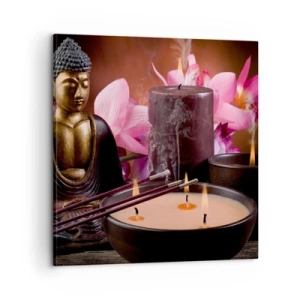 Quadro su tela - Stampe su Tela - Purificare la mente, calmare il corpo - 60x60 cm