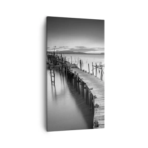 Quadro su tela - Stampe su Tela - La pace della riva dimenticata - 45x80 cm