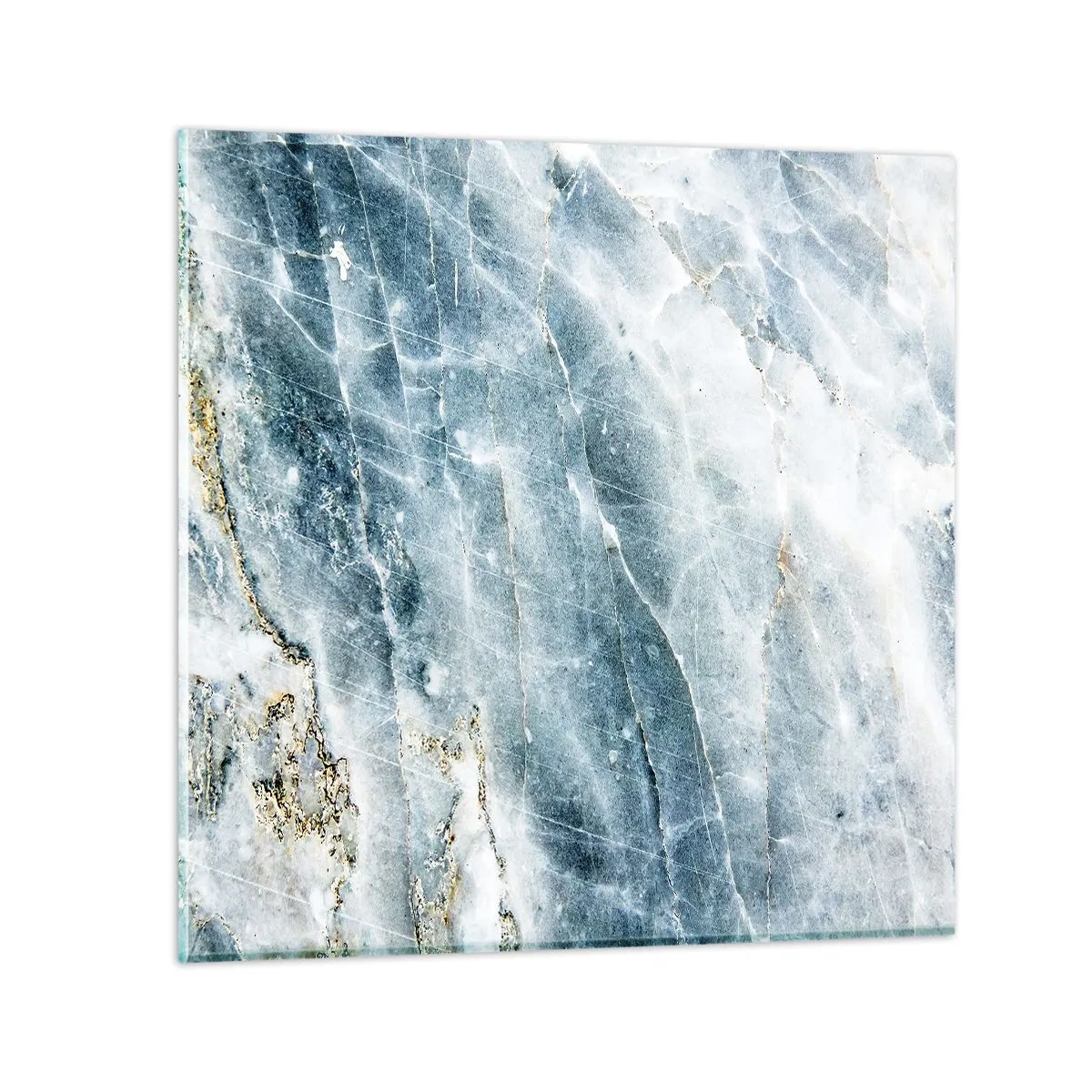 Quadro su vetro - Mondo di ghiaccio - 70x70 cm