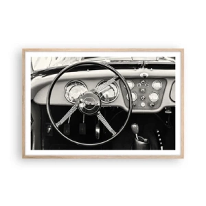 Poster in cornice rovere chiaro - Il sogno del collezionista - 91x61 cm