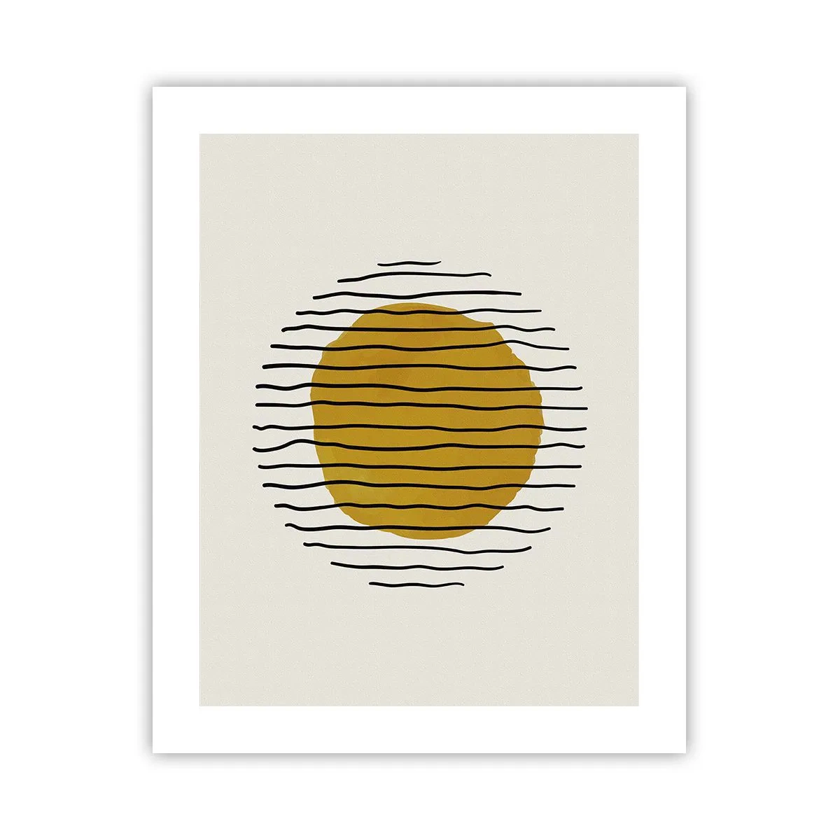 Poster - Astrazione fremente di calore - 40x50 cm