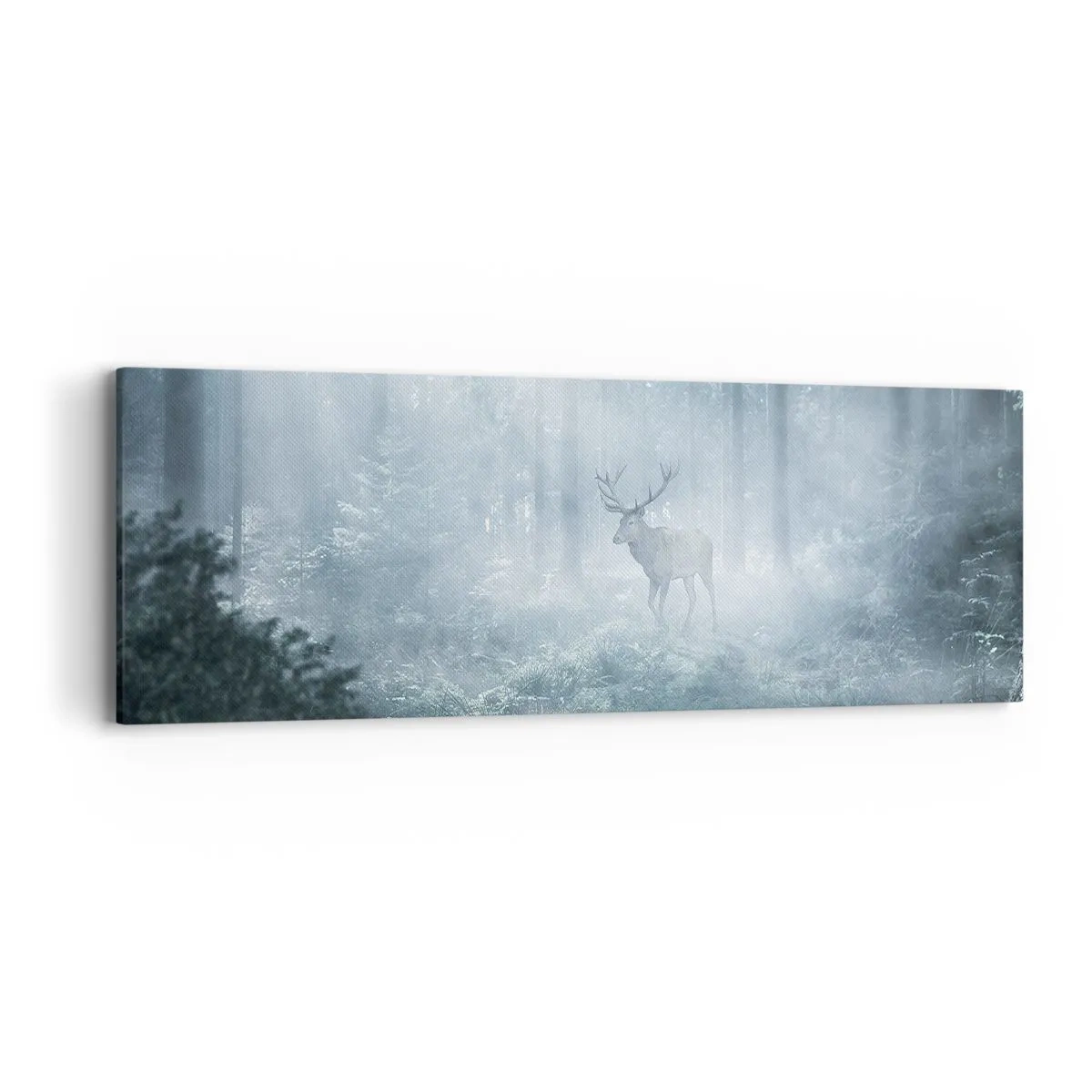 Quadro su tela - Stampe su Tela - Passeggiata mattutina sulle sue terre - 90x30 cm