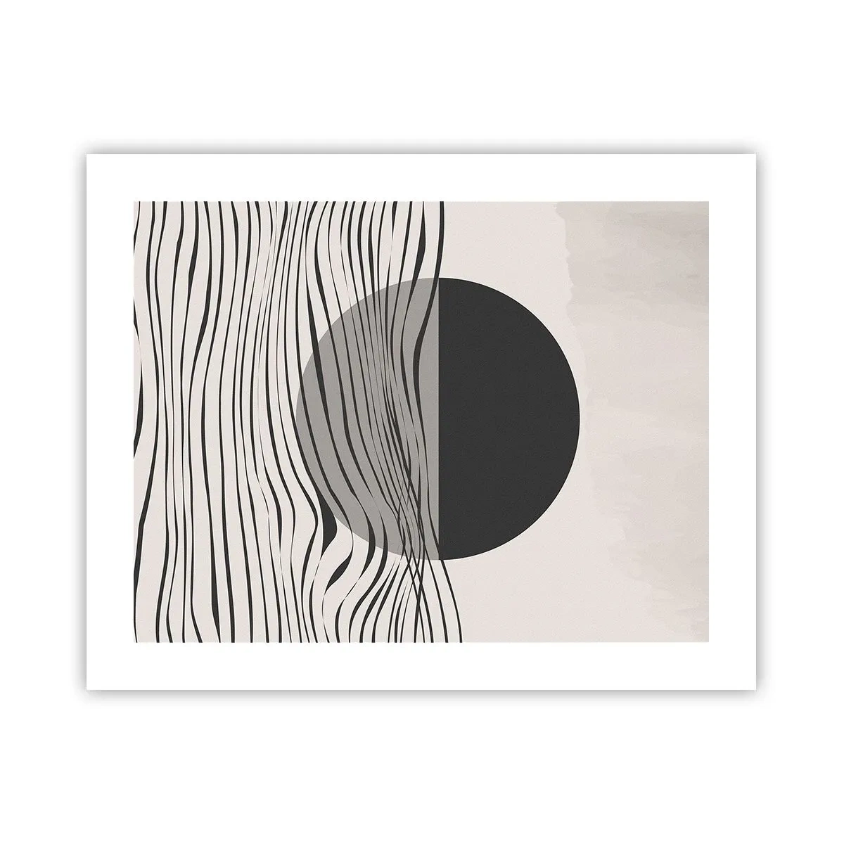 Poster - Composizione a metà - 50x40 cm