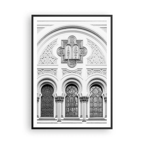Poster in cornice nera - Al confine delle culture - 70x100 cm