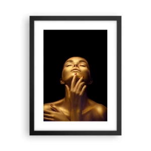 Poster in cornice nera - Come seta d'oro - 30x40 cm