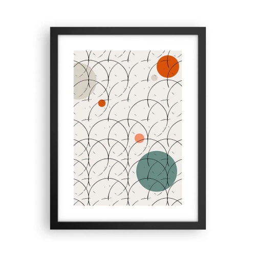 Poster in cornice nera - Nello spirito della pop-art - 30x40 cm
