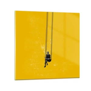 Quadro su vetro - Un giorno come tanti - 70x70 cm