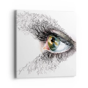Quadro su tela - Stampe su Tela - Guarda dentro l'anima - 30x30 cm