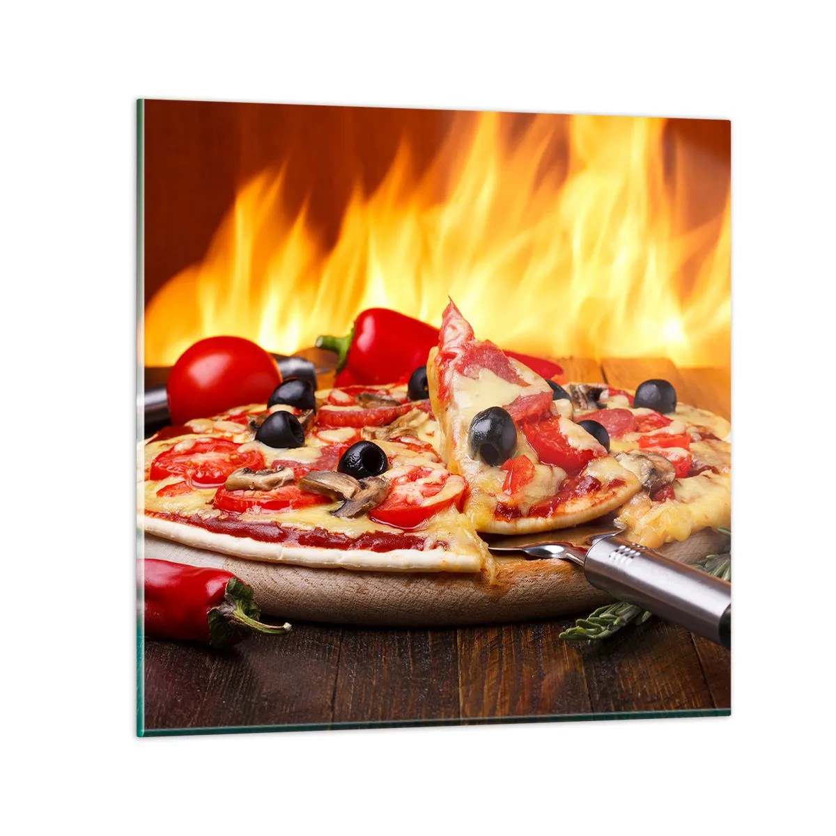 Quadro su vetro - From Italy with love - 60x60 cm