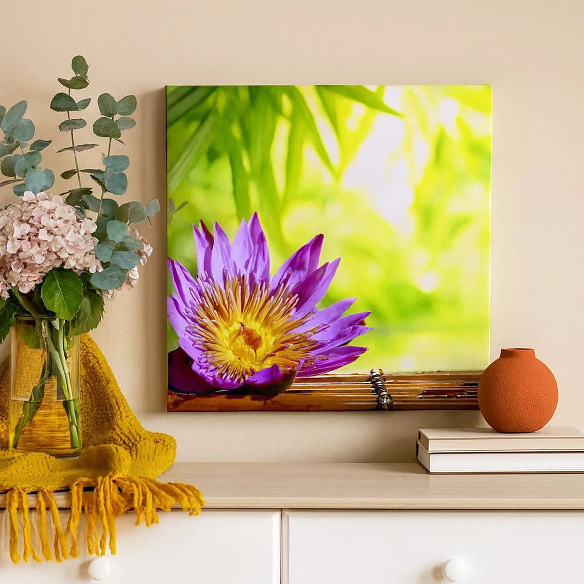 Quadro su tela - Stampe su Tela - Al sole dell'Asia - 30x30 cm