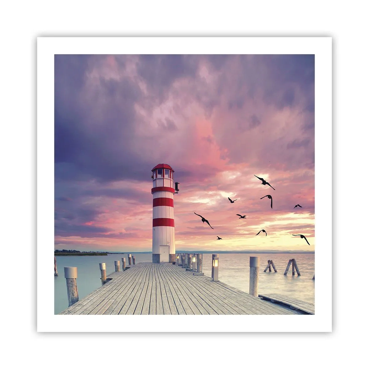 Poster - Tempo di tornare in porto - 60x60 cm