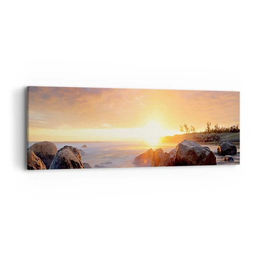 Quadro su tela - Stampe su Tela - La luminosa brezza della sera - 90x30 cm