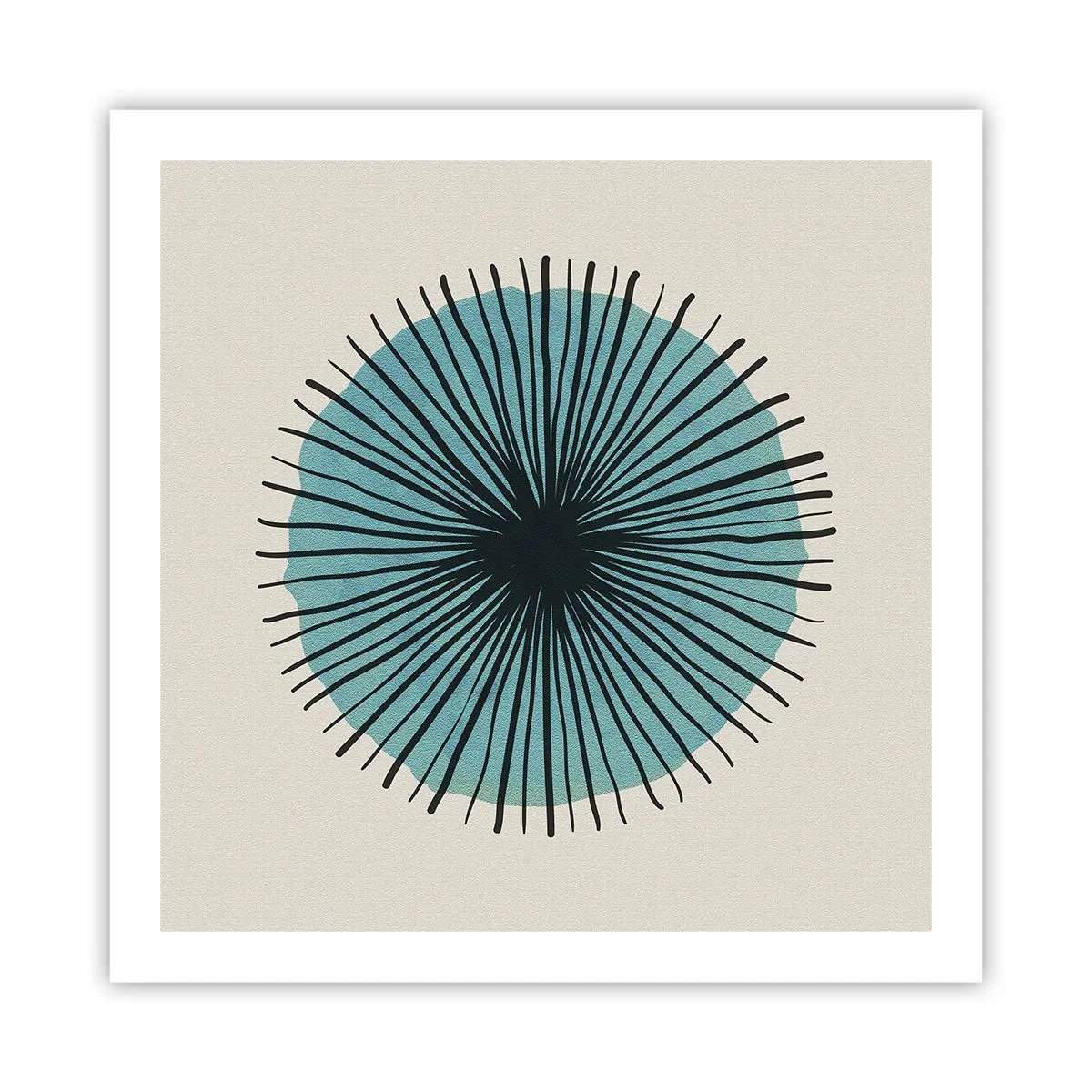 Poster - Radiosamente nel blu - 60x60 cm