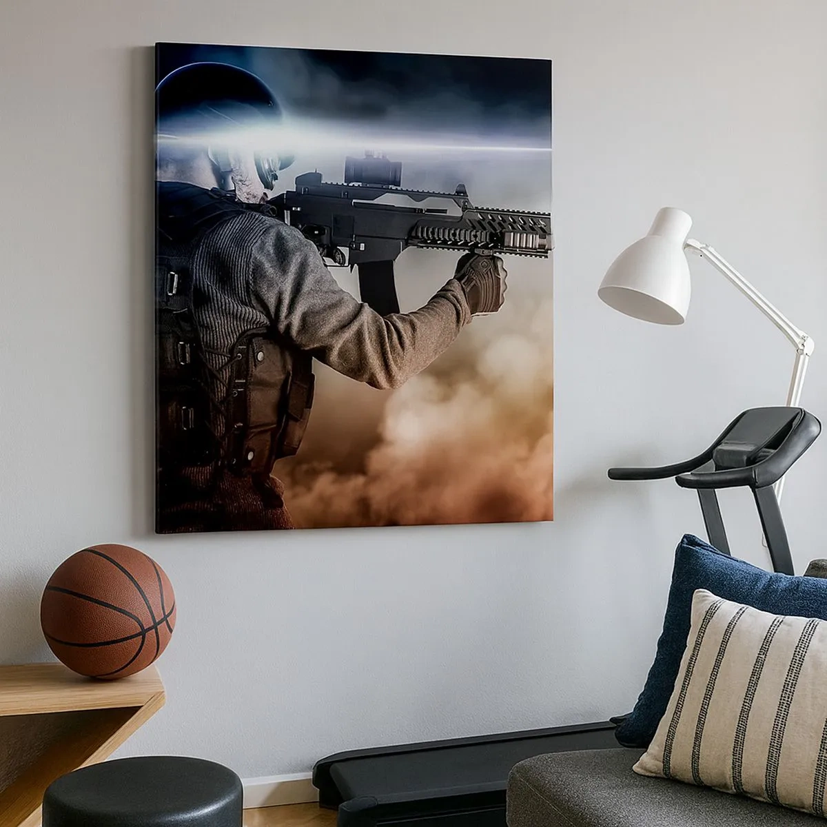 Quadro su tela - Stampe su Tela - Semplicemente un eroe - 30x30 cm