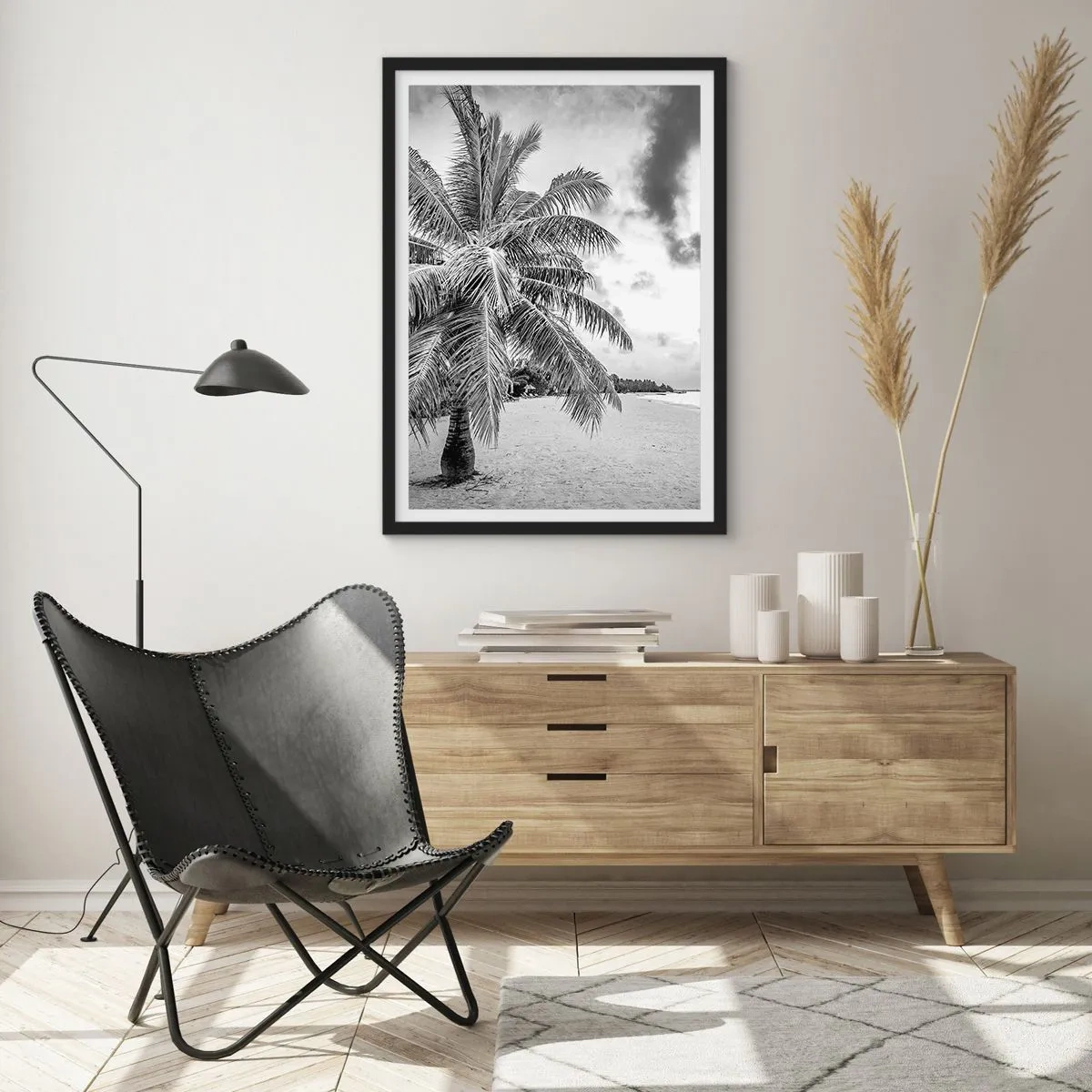 Poster in cornice nera - Quando hai nostalgia della solitudine... - 40x50 cm