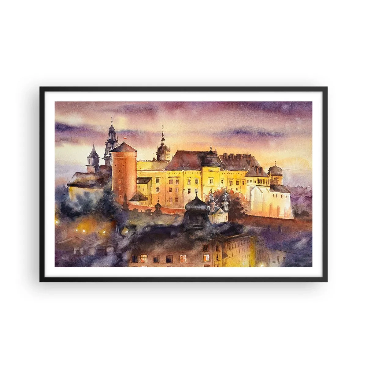 Poster in cornice nera - Storia e fiaba - 91x61 cm