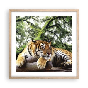 Poster in cornice rovere chiaro - Con espressioni di stima - 50x50 cm