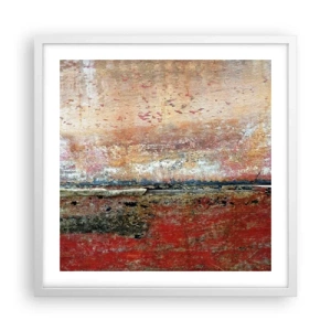 Poster in cornice bianca - Forse è il mare - 50x50 cm