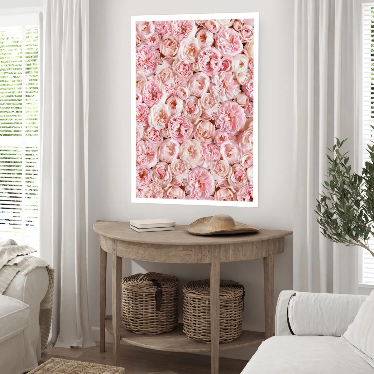 Poster - Coperto di rose - 40x50 cm