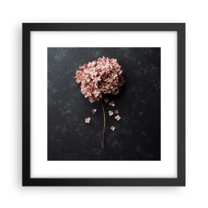 Poster in cornice nera - Un vero segno romantico - 30x30 cm