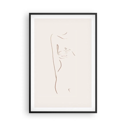 Poster in cornice nera - La forma del desiderio - 61x91 cm