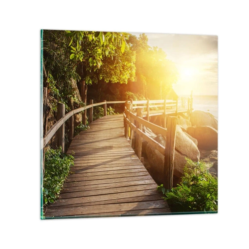 Quadro su vetro - Altra curva, altre meraviglie - 50x50 cm