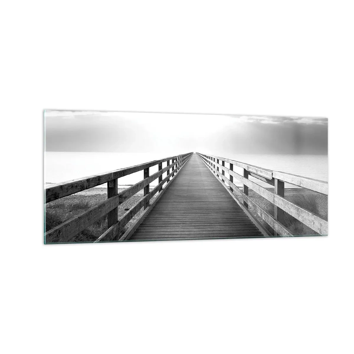 Quadro su vetro - Sempre più lontano - 100x40 cm