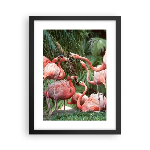 Poster in cornice nera - Pettegolezzi pomeridiani - 30x40 cm