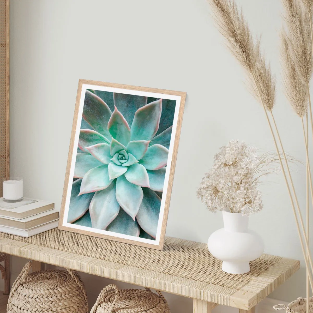 Poster in cornice rovere chiaro - Il cuore del deserto - 50x70 cm