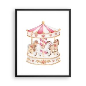 Poster in cornice nera - Il dolce mondo dell'infanzia - 40x50 cm