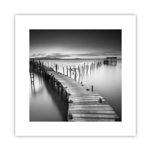 Poster - La pace della riva dimenticata - 30x30 cm