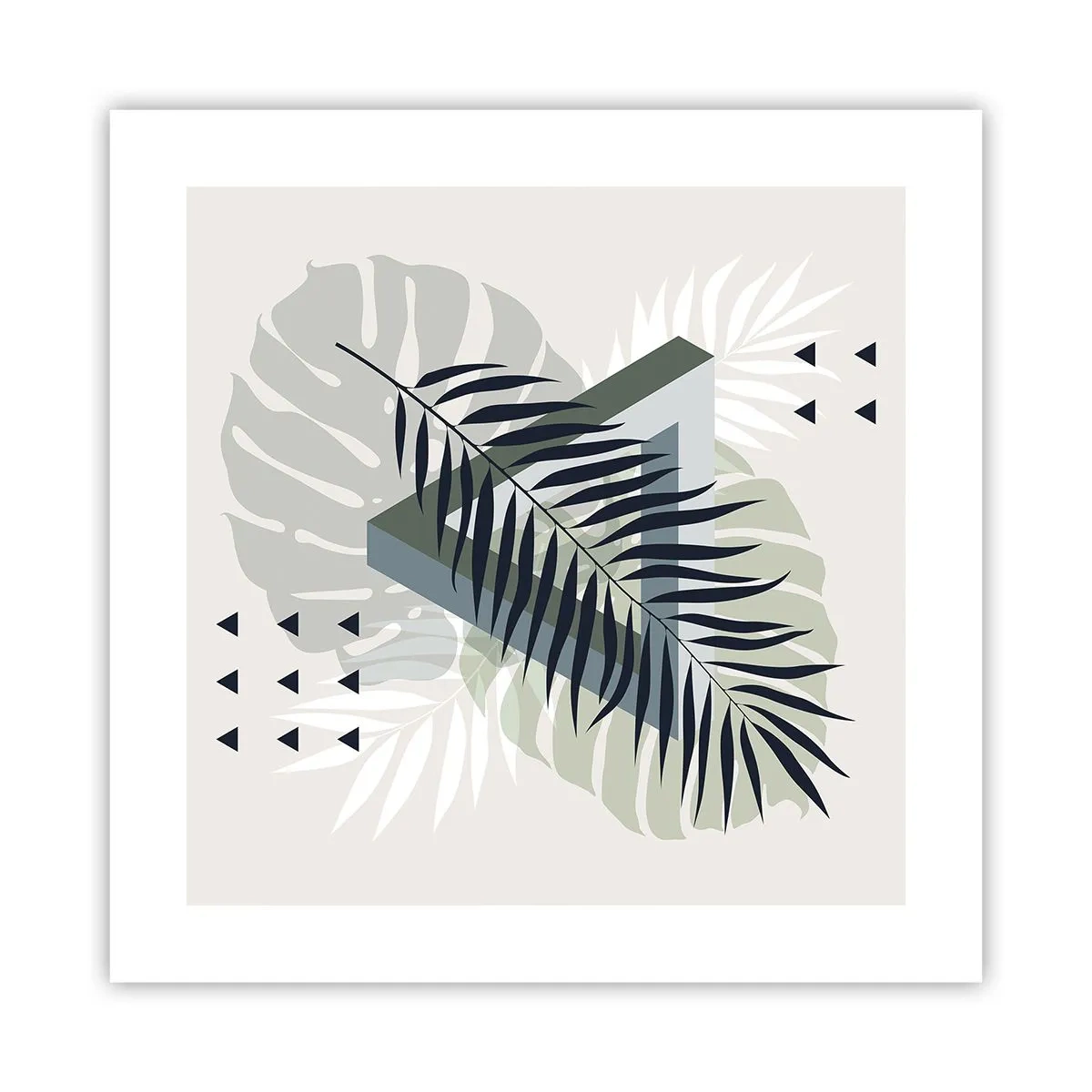 Poster - Natura e geometria: due ordini? - 40x40 cm