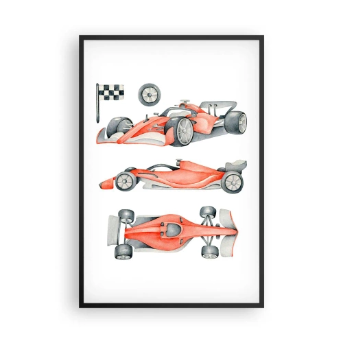 Poster in cornice nera - Inseguendo i sogni - 61x91 cm
