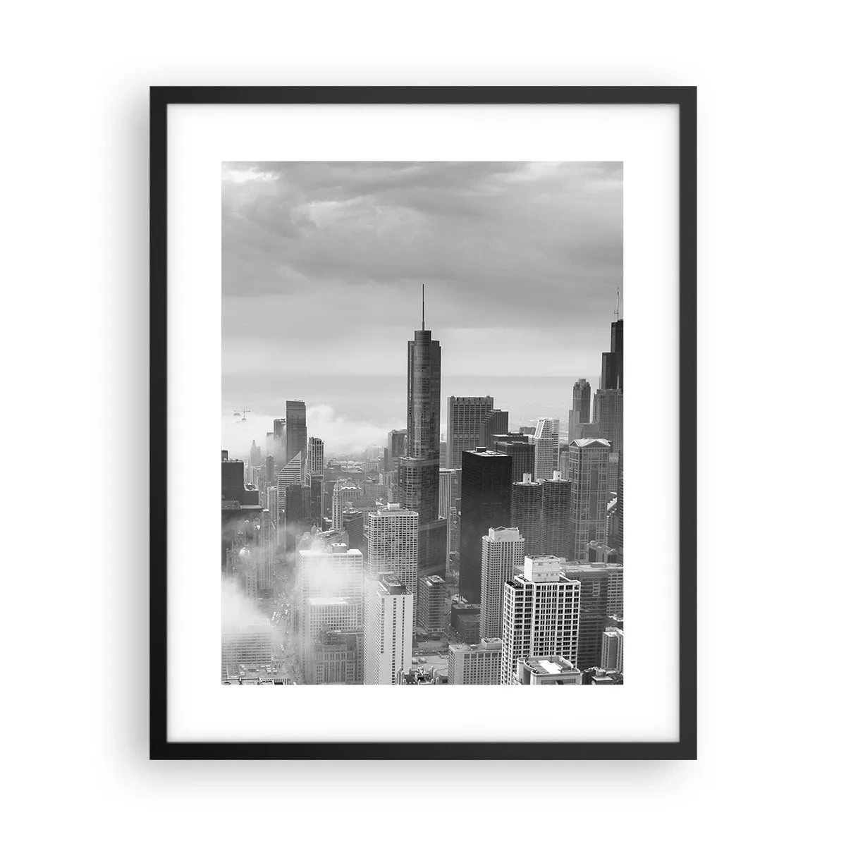 Poster in cornice nera - Paesaggio americano - 40x50 cm